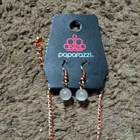 Necklace and earrings